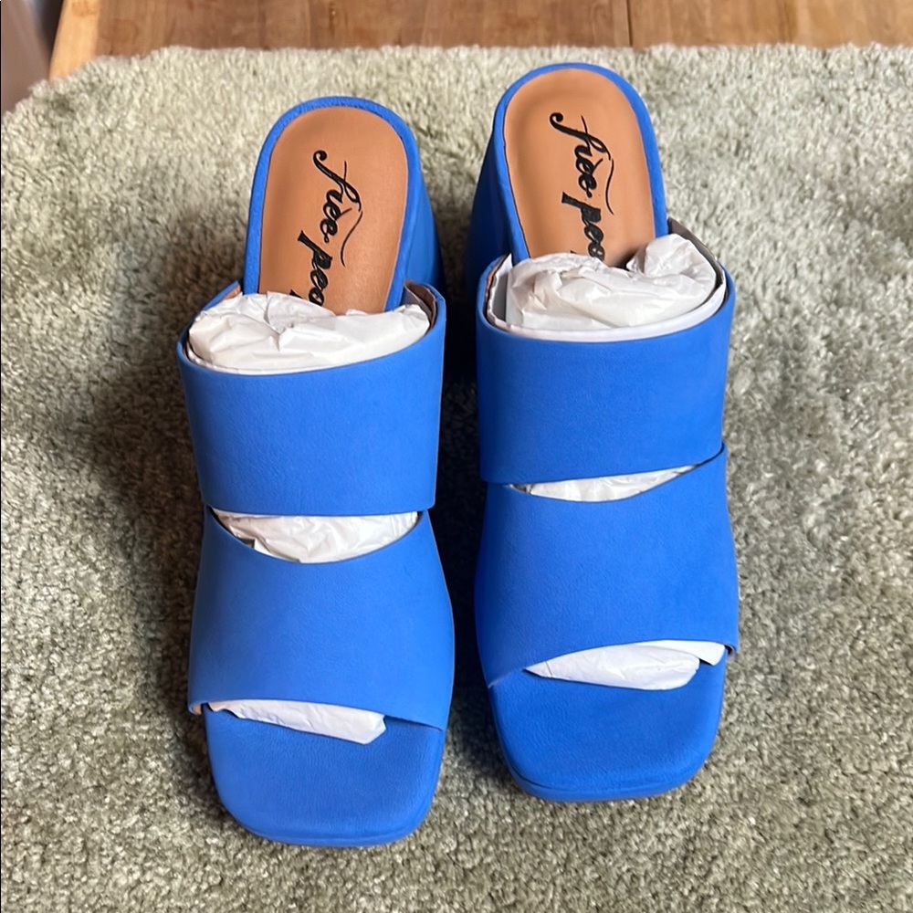 Women’s free people brand love is everywhere cobalt blue